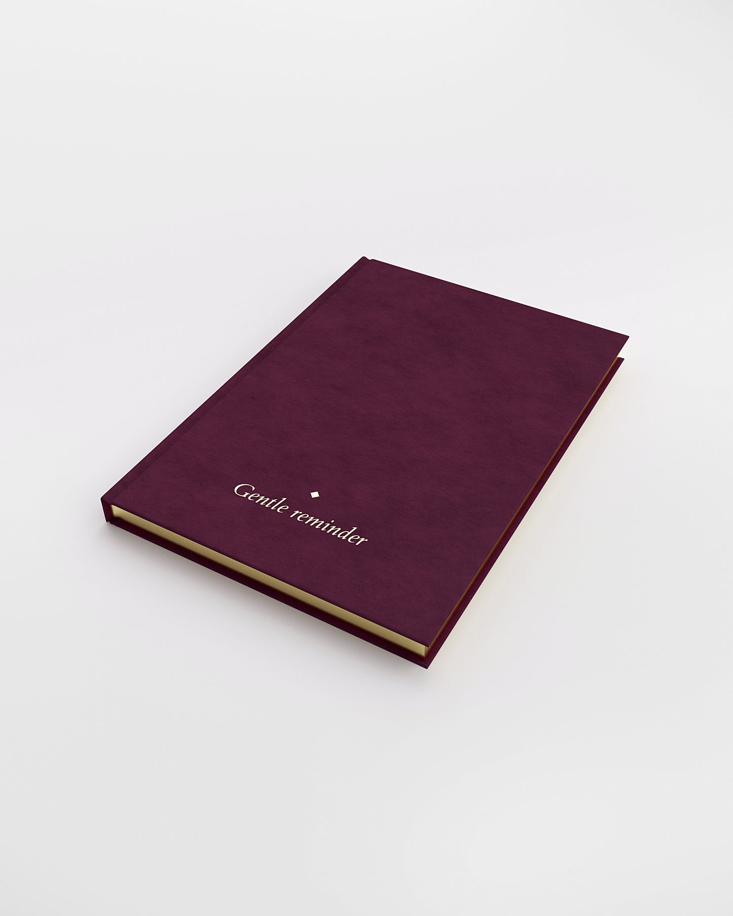 Gentle Reminder → Notebook with 52 Rules of Etiquette and Manner
